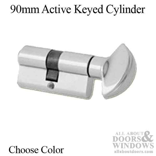 Active Keyed Euro Cylinder, Schlage SC1, 90mm , Choose Color