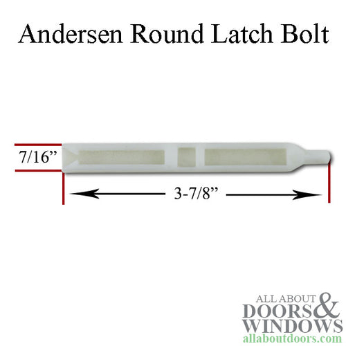 Andersen Perma-Shield Narroline Combination Unit Latch Bolt, Round - Andersen Perma-Shield Narroline Combination Unit Latch Bolt, Round