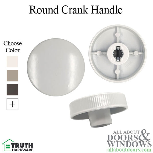 Amesbury Truth Round Crank Handle For Casement And Awning Windows 11/32 Spline