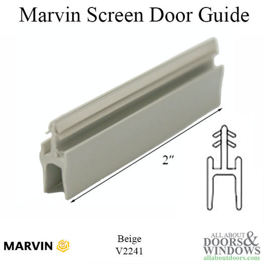 Screen Door Guide, Marvin, 2" - Beige