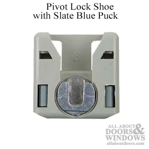 Pivot Lock Shoe with Slate Blue Puck - Pivot Lock Shoe with Slate Blue Puck