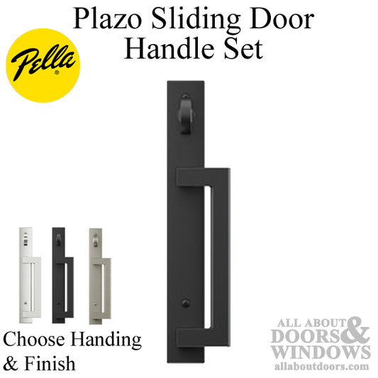 Pella Plazo Active Keyed Architectural Modern Sliding Door Hardware