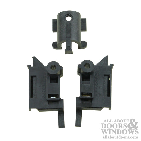 Acorn Tilt Latches, Pair - Black