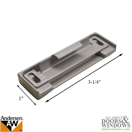 Andersen Strike Plate Keeper for 400 Series Gliding Window - Andersen Strike Plate Keeper for 400 Series Gliding Window