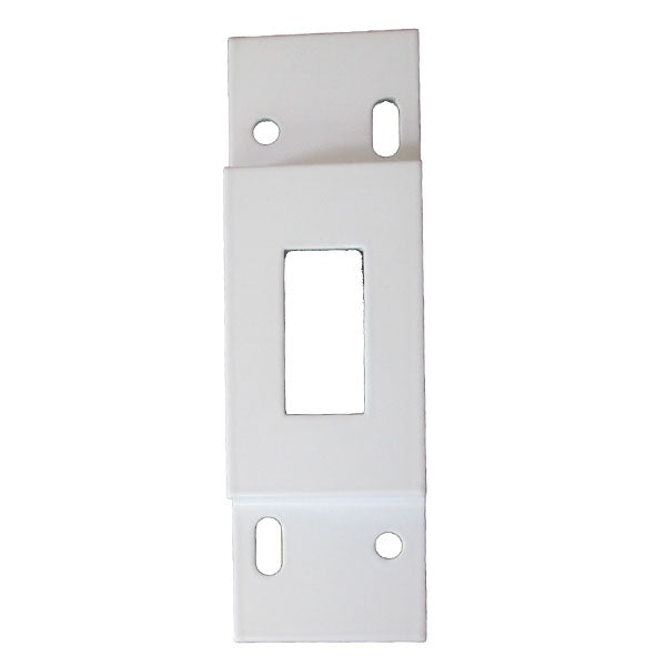 Sliding Patio Door Keeper 1-1/2 x 4-3/4 x 5/8 Zinc Alloy White - Sliding Patio Door Keeper 1-1/2 x 4-3/4 x 5/8 Zinc Alloy White