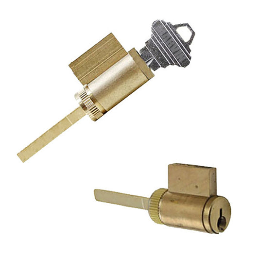Keyed Cylinder, Active Hinged 1-3/4 door (SCHLAGE C) - Brass