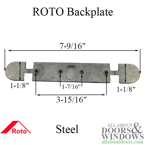 ROTO Backplate - Steel - ROTO Backplate - Steel