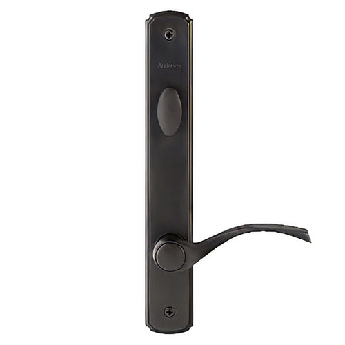 Andersen Frenchwood 400 Series Active Hinged Door Handle Set Newbury Oil Rubbed Bronze - Andersen Frenchwood 400 Series Active Hinged Door Handle Set Newbury Oil Rubbed Bronze