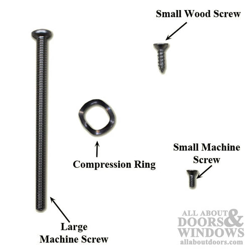 Sliding Door Handle Screw Package - 3