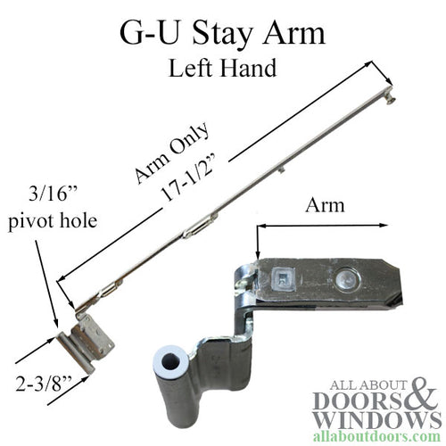 G-U Ferco Stay arm for UNI JET D  Tilt & Turn System - G-U Ferco Stay arm for UNI JET D  Tilt & Turn System