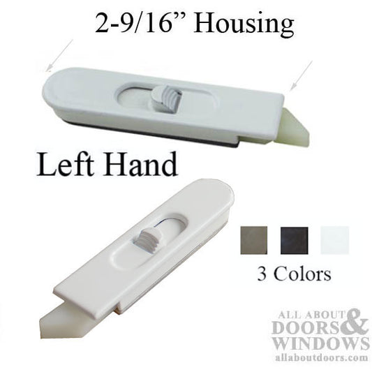 Windsor Metal & Plastic Tilt Latch, Double Hung, Left Hand