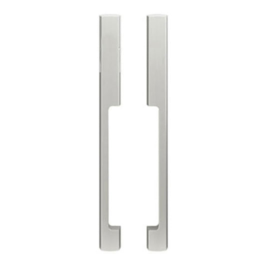 HOPPE Dallas Series Sliding Door Handle Set for HLS9000 Multipoint Locking System Dummy Left Hand Alpine Frost