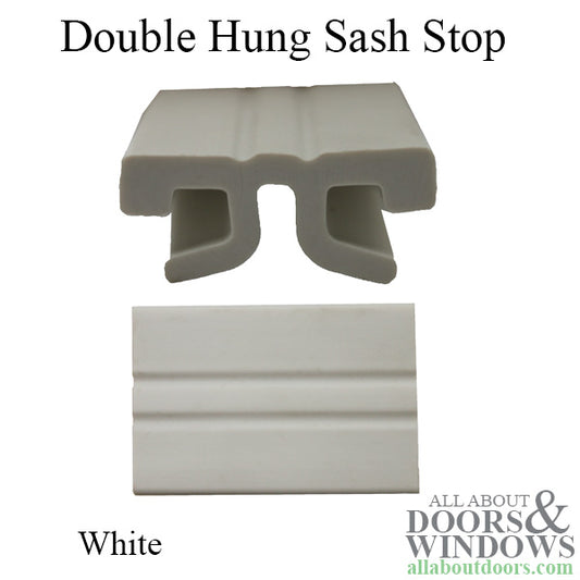 Sash Stop  1-1/8 x 1-5/8 , Single & Double Hung Windows