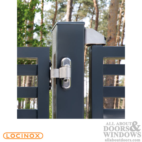 90 Degree 2-Way Locinox Adjustable Bearing Hinge - 90 Degree 2-Way Locinox Adjustable Bearing Hinge