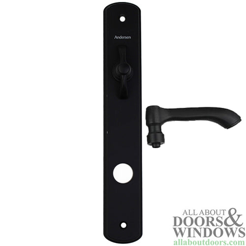 Andersen Albany Active Single Hinged Door Hardware, Blemished - Black - Andersen Albany Active Single Hinged Door Hardware, Blemished - Black