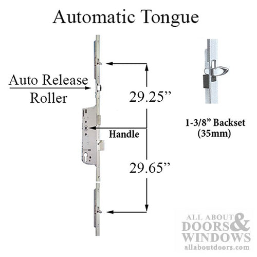 Fuhr Tongue Version Lock, 1-3/8 backset, 1/2 Deadbolt - See Replacement Option - Fuhr Tongue Version Lock, 1-3/8 backset, 1/2 Deadbolt - See Replacement Option