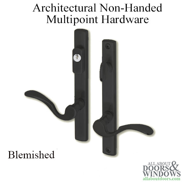 Active Keyed Multipoint Lock Door Handles for Swing Door - Black - BLEMISHED - Active Keyed Multipoint Lock Door Handles for Swing Door - Black - BLEMISHED