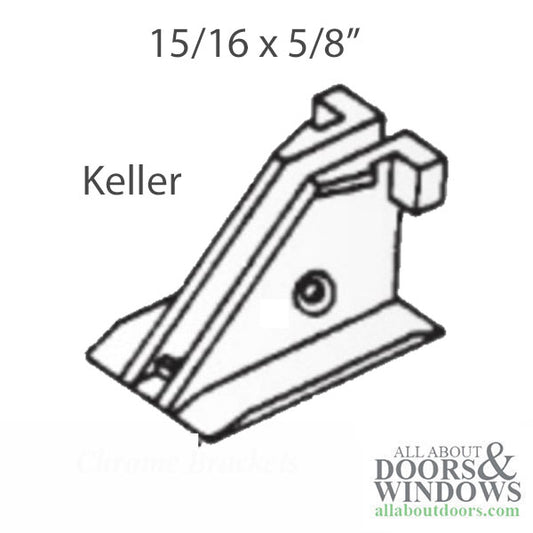 Keller Sash Carrier Bottom Shoe, 15/16" x 5/8", Non-Tilt Window Spiral Balance Rod