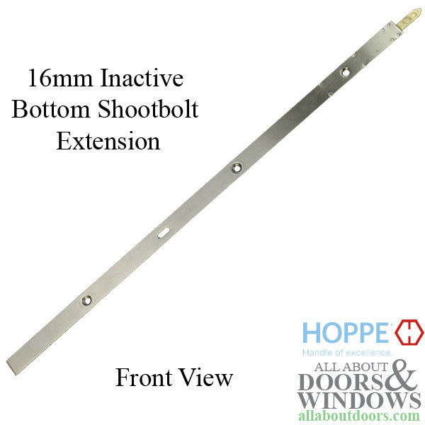 16mm Inactive Bottom Shootbolt Extension, 25mm Throw, 17.09