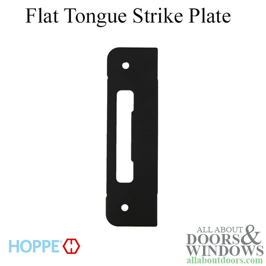 Strike Plate, PT0002N, Flat Tongue 1.30 x 4.57 -  Rustic Umber