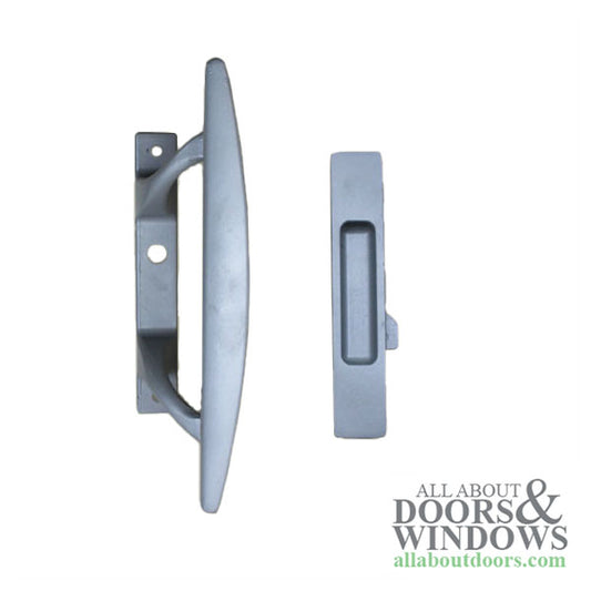 Handle Set for Sliding Patio Door with Diecast Inside Pull Left Hand