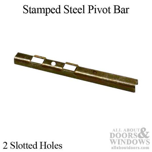 Pivot Bar, 3 ", 3 hole, Stamped Steel