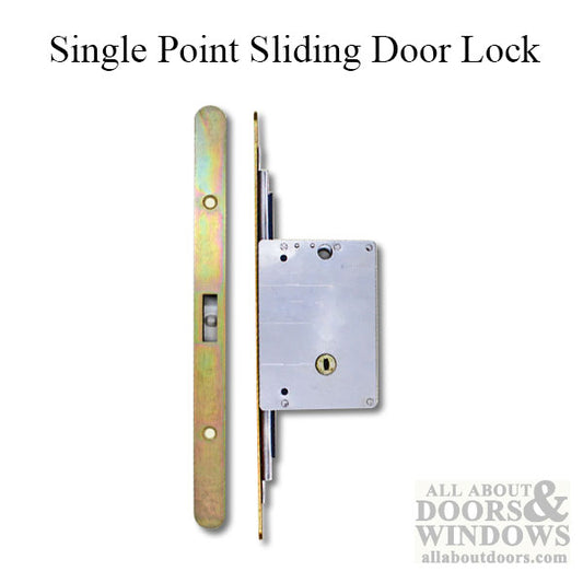 Single Point Sliding Door Lock, (SPL ) - Yellow DiChromate