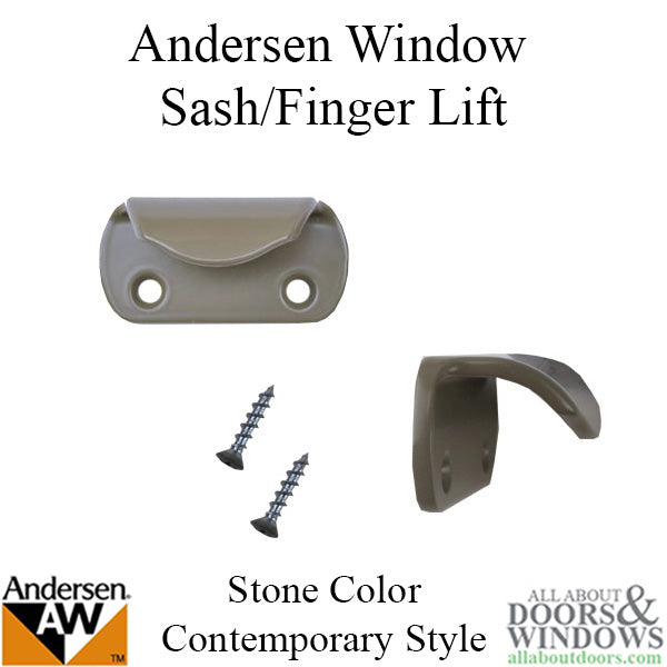 Andersen Contemporary Finger Lift,  Metal - Stone - Andersen Contemporary Finger Lift,  Metal - Stone