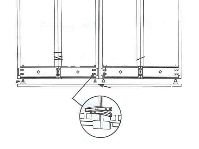 Johnson Hardware Bi Fold 4 Panel Door Aligner Brackets - Johnson Hardware Bi Fold 4 Panel Door Aligner Brackets