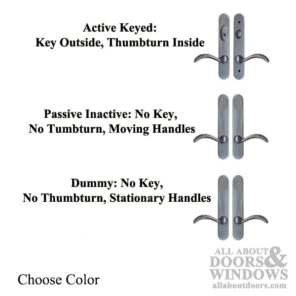 Forgings 10 Inch Round Top Handle Set Active Door Non-Keyed - Forgings 10 Inch Round Top Handle Set Active Door Non-Keyed