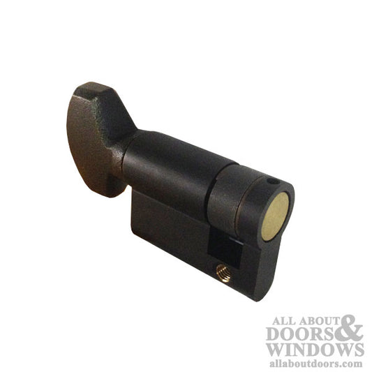 32/10 42mm InActive Non-Keyed 360° Euro Cylinder, 1-3/4" Door - Oil Rubbed Bronze
