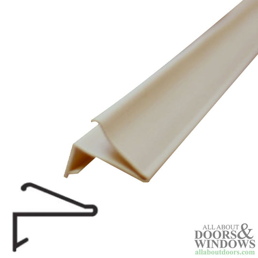 Polyflex Leaf Weatherstrip Extruded Polypropylene 1/2" x 84" - Tan