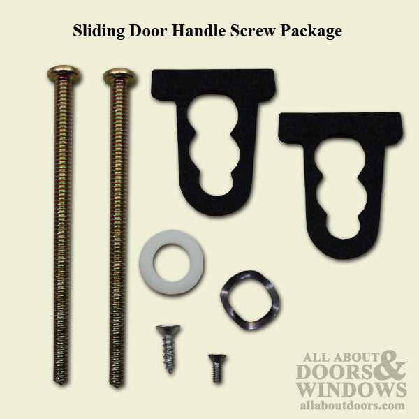 Pella Sliding Door Handle Screw Package 3-1/4 Inch 5/16 Inch Machine Screws - Pella Sliding Door Handle Screw Package 3-1/4 Inch 5/16 Inch Machine Screws