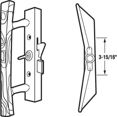 Unavailable - Handle Set , 3-15/16  H.C. - Unavailable - Handle Set , 3-15/16  H.C.