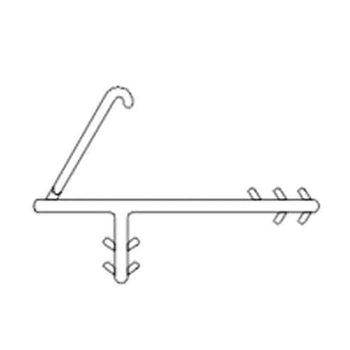 Marvin Single and Double Hung Head Jamb Parting Stop Weatherstrip V945 Beige - Marvin Single and Double Hung Head Jamb Parting Stop Weatherstrip V945 Beige