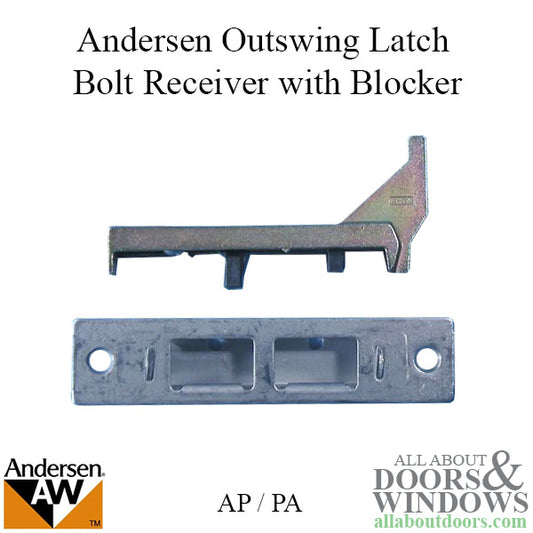 Andersen Latch  Bolt Receiver with Blocker - FWO,   AP / PA