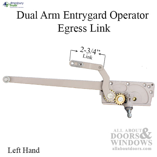 Truth 15.15 Dual Arm, ENTRYGARD operator, Egress Link - L H