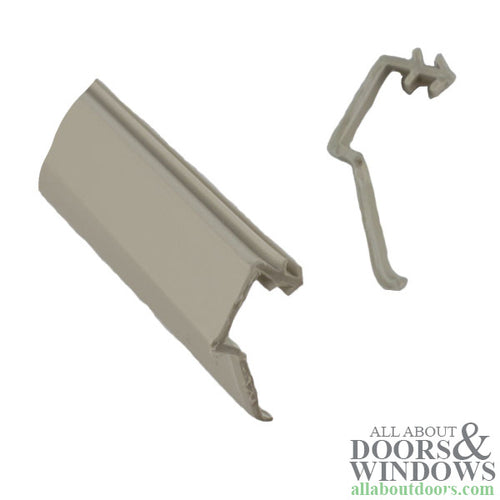 Sliding Door Weatherstrip for Head Side Jamb 95” Vinyl Tan - Sliding Door Weatherstrip for Head Side Jamb 95” Vinyl Tan