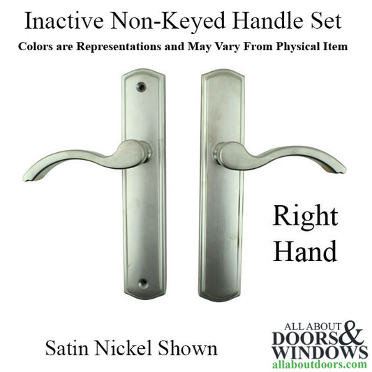 Inactive Handle set 100 Series Lever, C Plate,  Right Hand - Choose Color