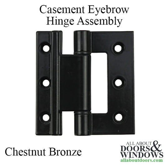 Weather Shield Casement Eyebrow Hinge Assembly - Chestnut Bronze