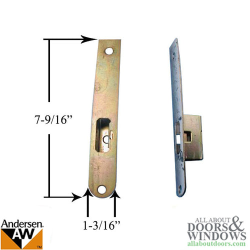 Andersen Hook Bolt Receiver - Upper AP/ Lower PA , FWH Door 1993-2003 - Andersen Hook Bolt Receiver - Upper AP/ Lower PA , FWH Door 1993-2003