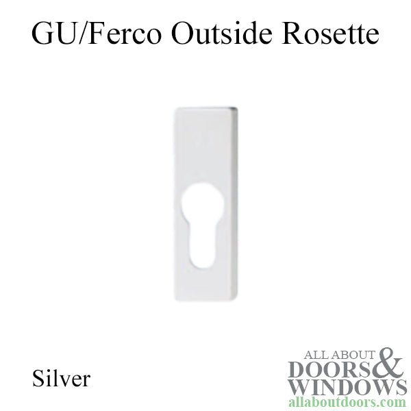 G-U/Ferco Outside Rosette - Silver - G-U/Ferco Outside Rosette - Silver