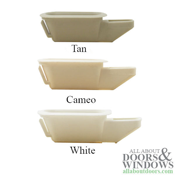 Lock Slot insert, Visions 2000 Single Hung Vinyl Window - Lock Slot insert, Visions 2000 Single Hung Vinyl Window