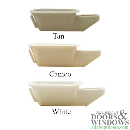 Lock Slot insert, Visions 2000 Single Hung Vinyl Window - Lock Slot insert, Visions 2000 Single Hung Vinyl Window