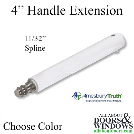 Truth 4" Handle Extension, 11/32" Spline - Choose Color