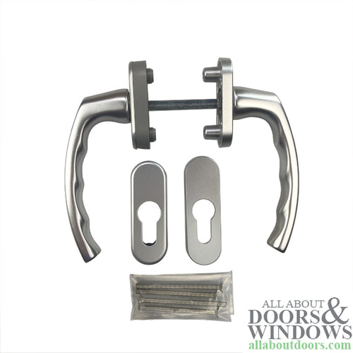 Hoppe Tilt Turn Handles  Luxembourg   Silver - Hoppe Tilt Turn Handles  Luxembourg   Silver