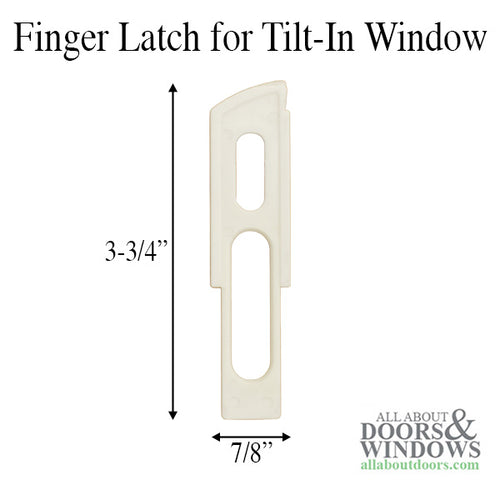 Thermal-Gard Finger latch for tilt in window - White - Blemished - Thermal-Gard Finger latch for tilt in window - White - Blemished