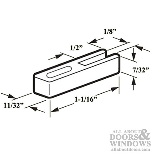 Top Guide for Sliding Screen Door - Top Guide for Sliding Screen Door