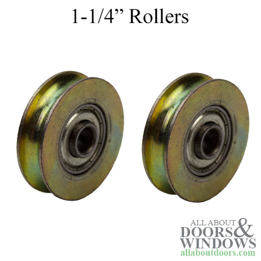 Roller Only, 1-1/4" Diameter, Steel Finish