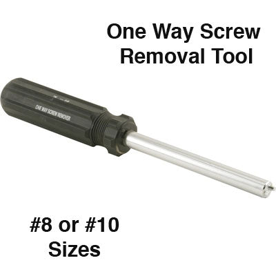 One Way Screw Removal Tool